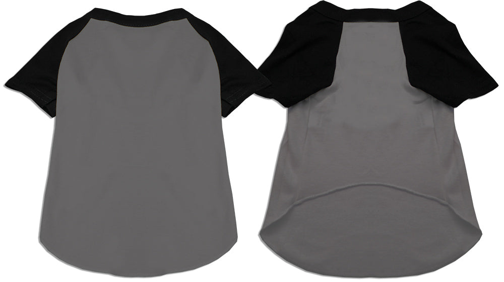 Custom Screen Print Raglan Shirt for Dogs Cats Pets