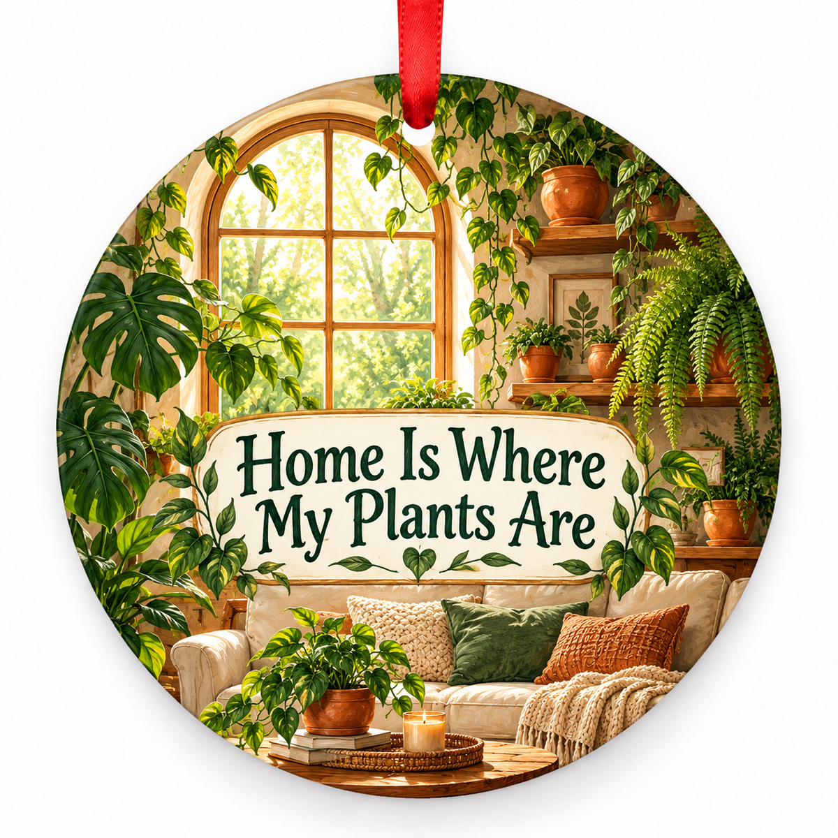 Home Is Where My Plants Are ornament