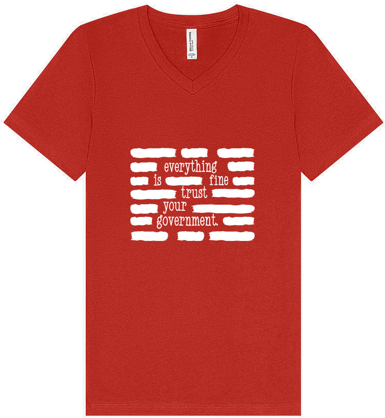 For the Dissenters Unisex V-Neck T-Shirt