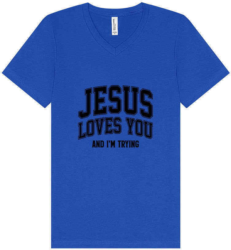 Christian Unisex V-Neck T-Shirt