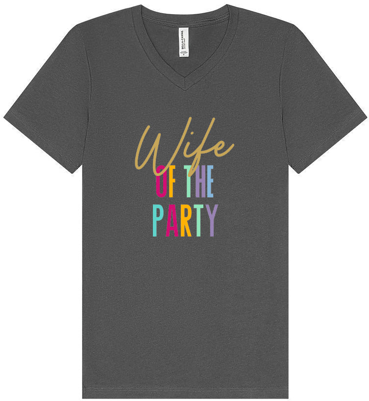 Couples Unisex V-Neck T-Shirt