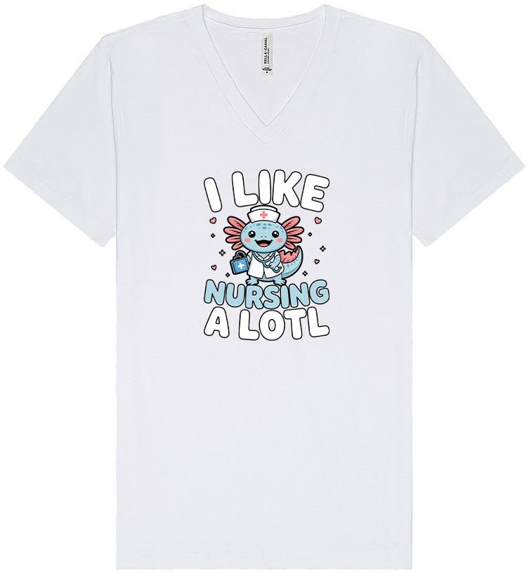 For the Nurses Unisex V-Neck T-Shirt