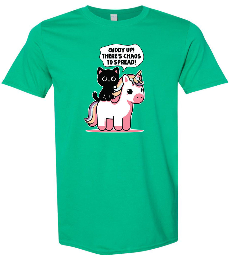 Chaos to Spread Adult Gildan Soft Shirt