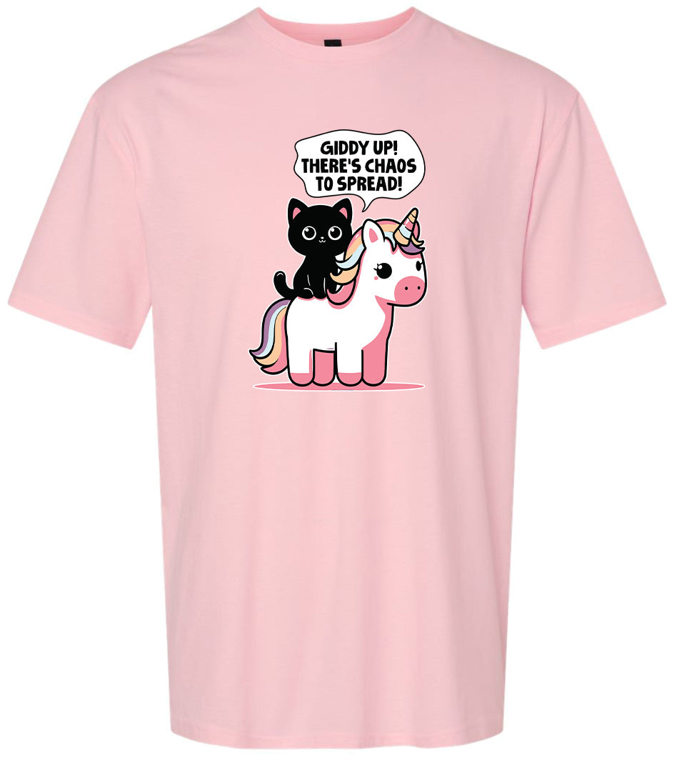 Chaos to Spread Adult Gildan Soft Shirt
