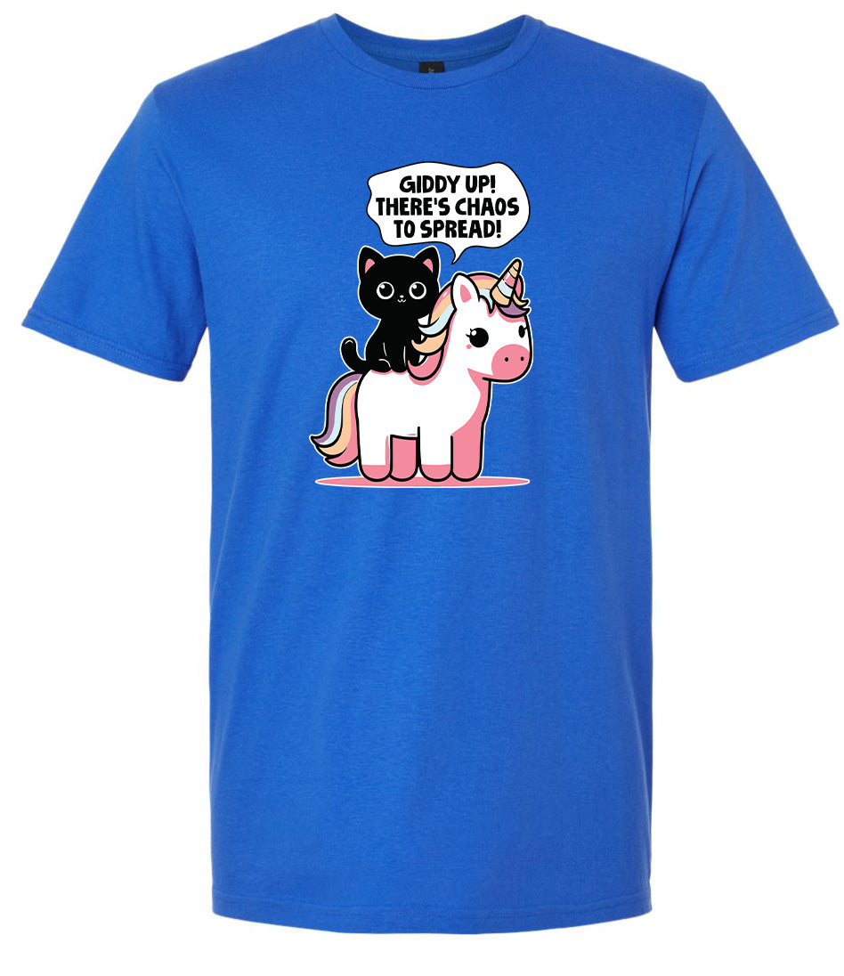 Chaos to Spread Adult Gildan Soft Shirt