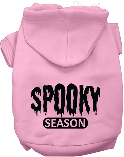 Light pink spooky season pet hoodie