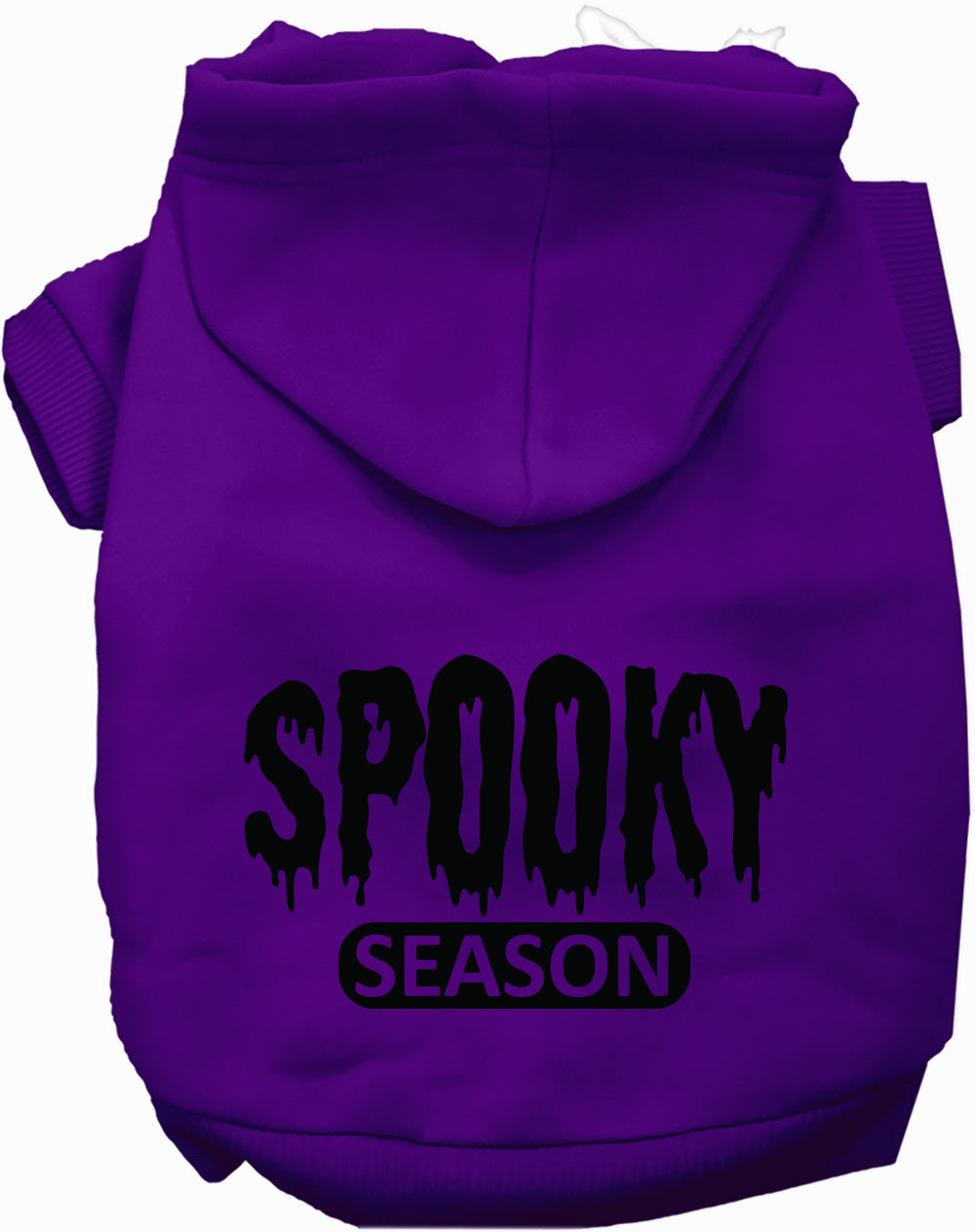 Purple spooky season pet hoodie