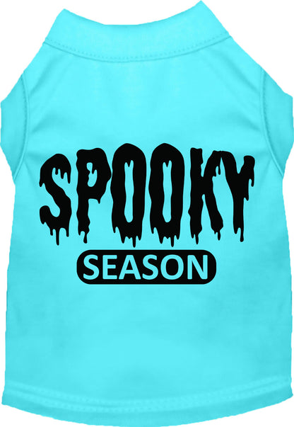 Aqua spooky season pet shirt