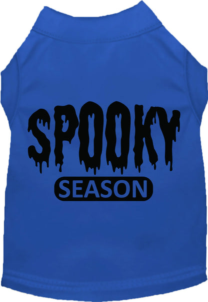 Blue spooky season pet shirt