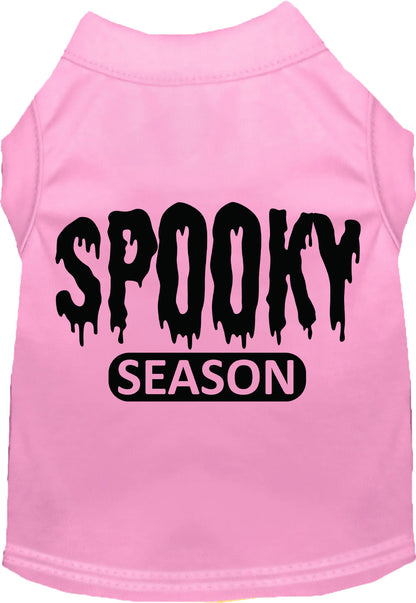 Light pink spooky season pet shirt