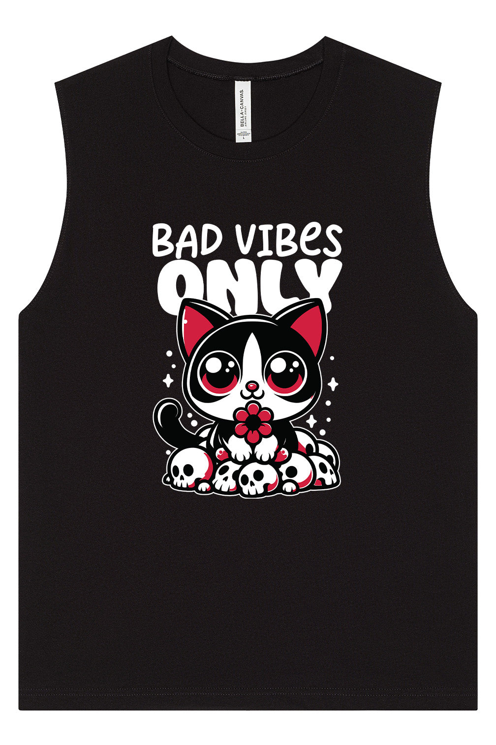 Bad Vibes Only Muscle Tank
