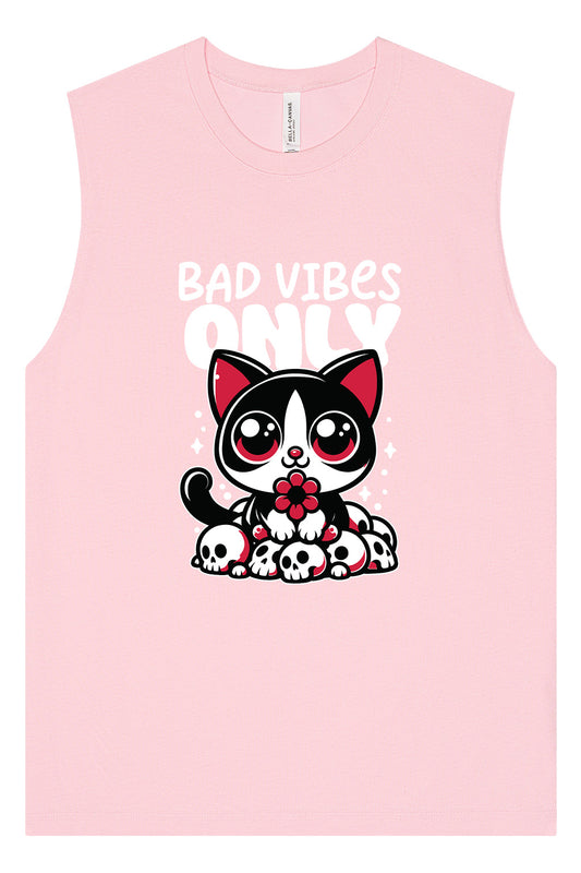 Bad Vibes Only Muscle Tank