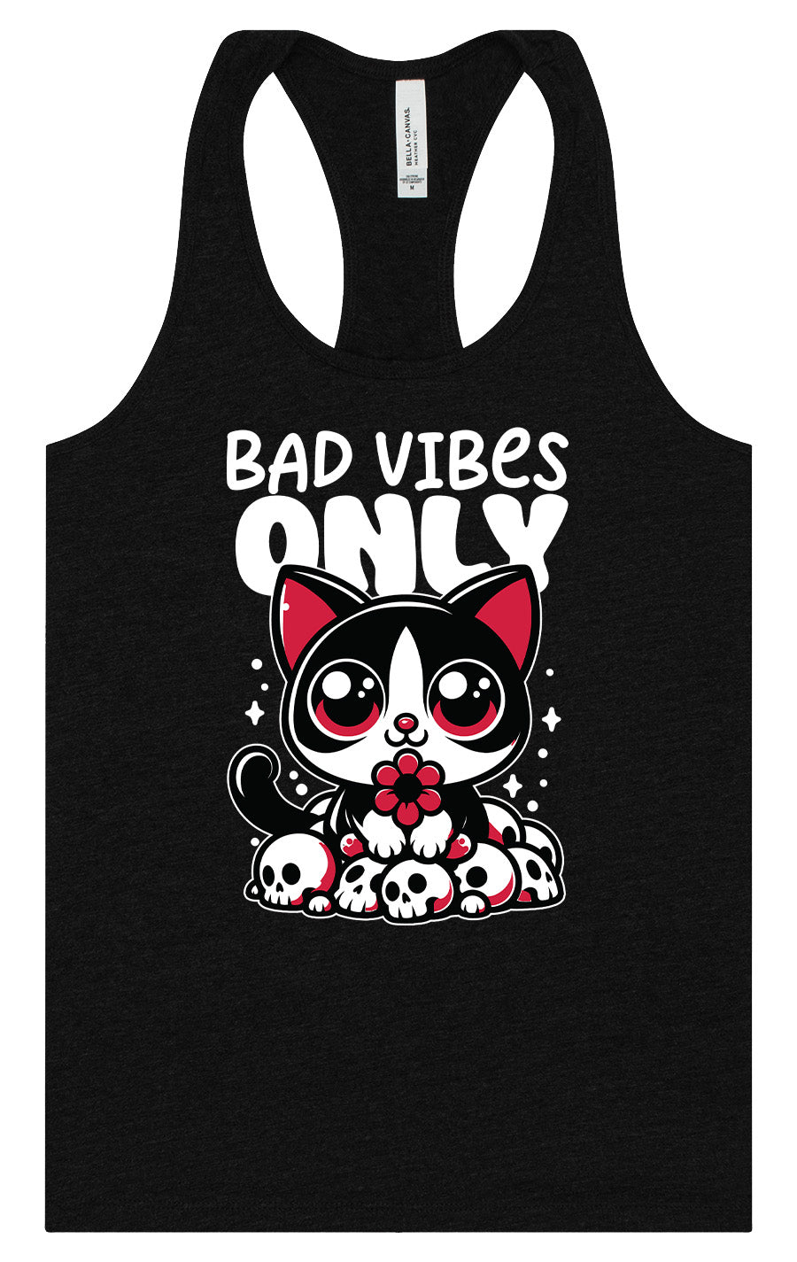 Bad Vibes Only Women's Racerback Tank