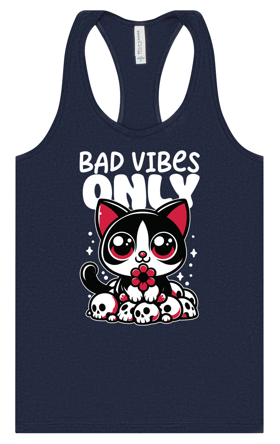 Bad Vibes Only Women's Racerback Tank