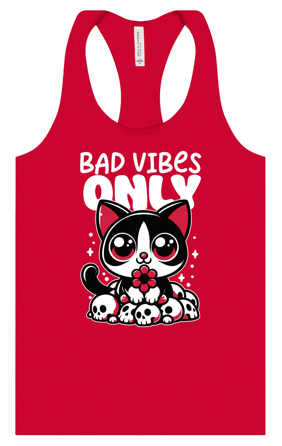 Bad Vibes Only Women's Racerback Tank
