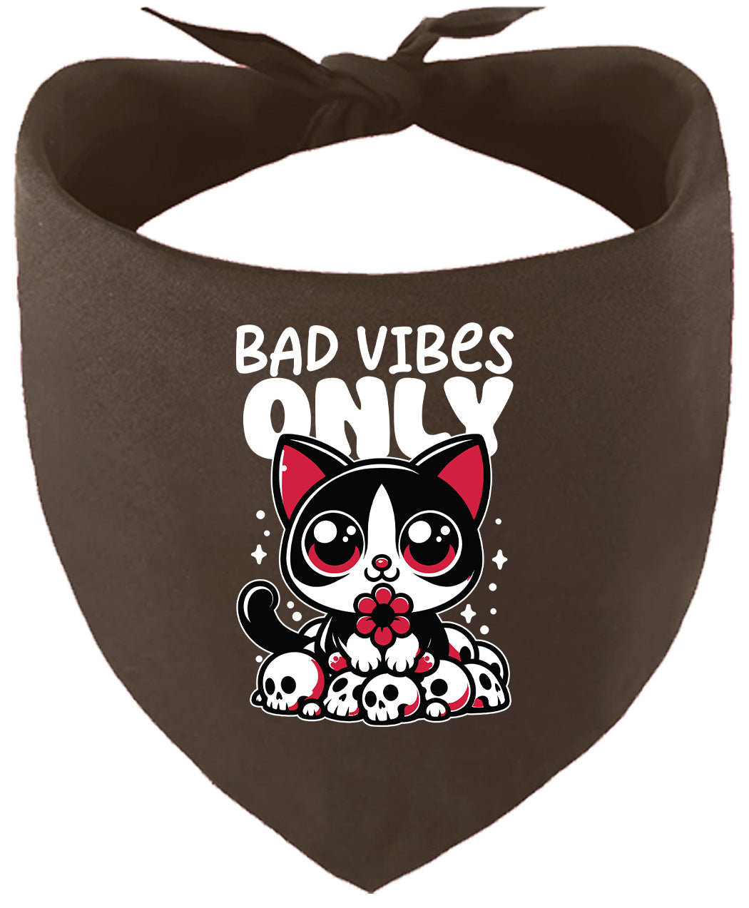 Bad Vibes Only Pet Bandana