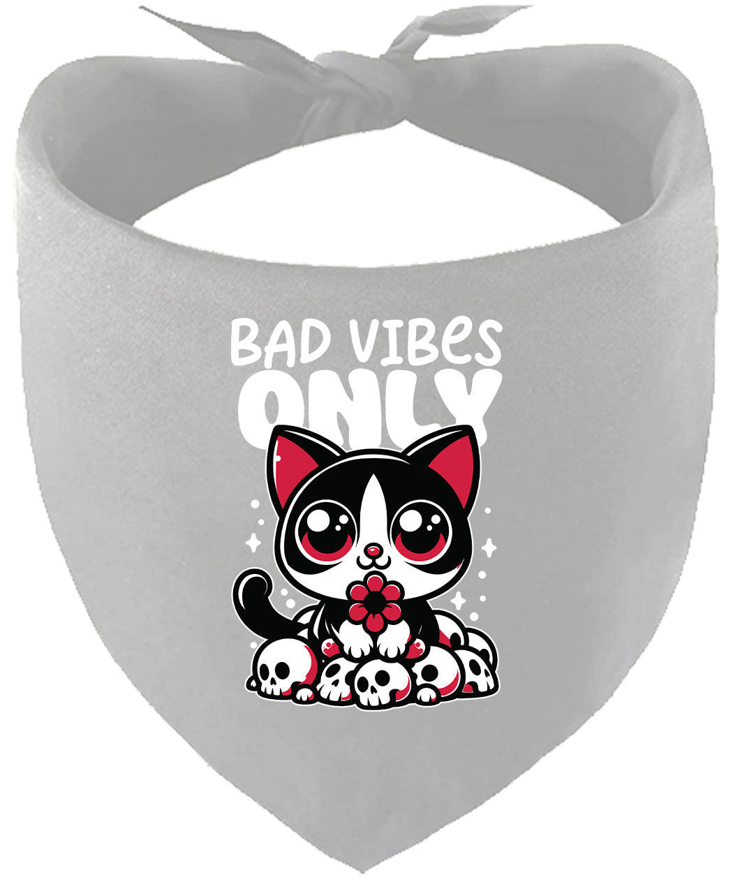 Bad Vibes Only Pet Bandana