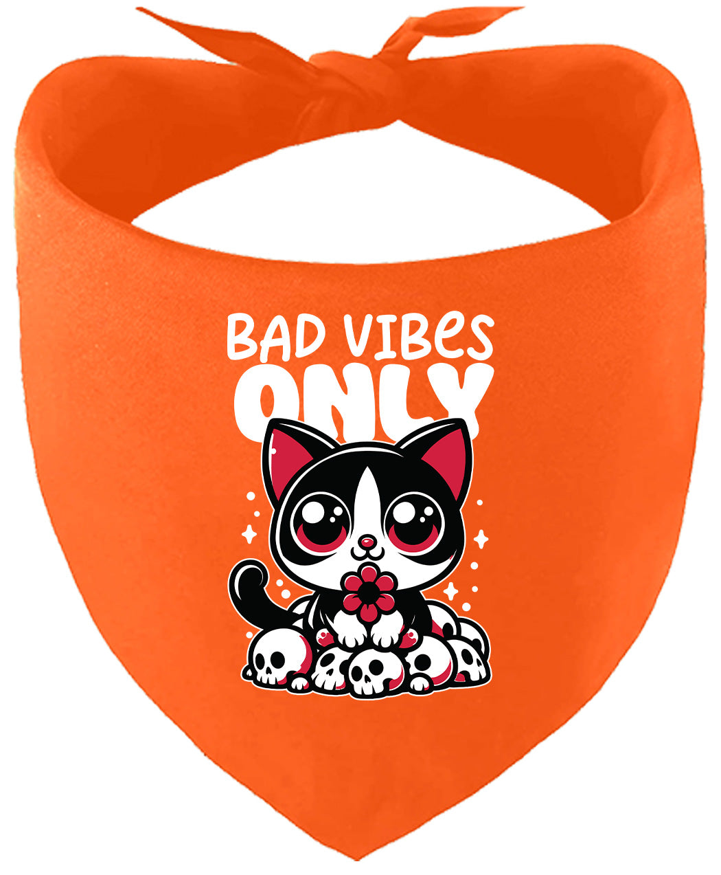 Bad Vibes Only Pet Bandana