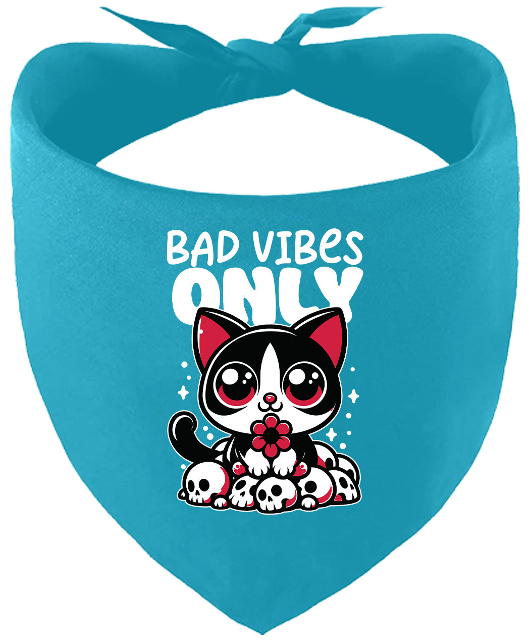 Bad Vibes Only Pet Bandana