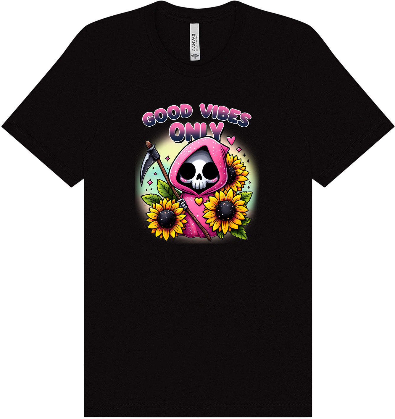 Sunflowers and Scythes Adult Bella Canvas Shirt