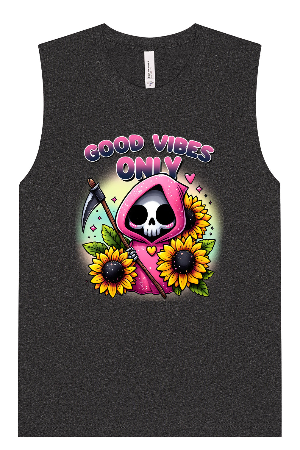 Sunflowers and Scythes Muscle Tank