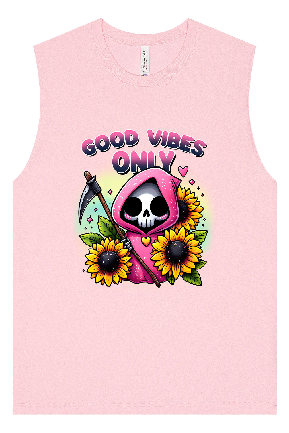 Sunflowers and Scythes Muscle Tank
