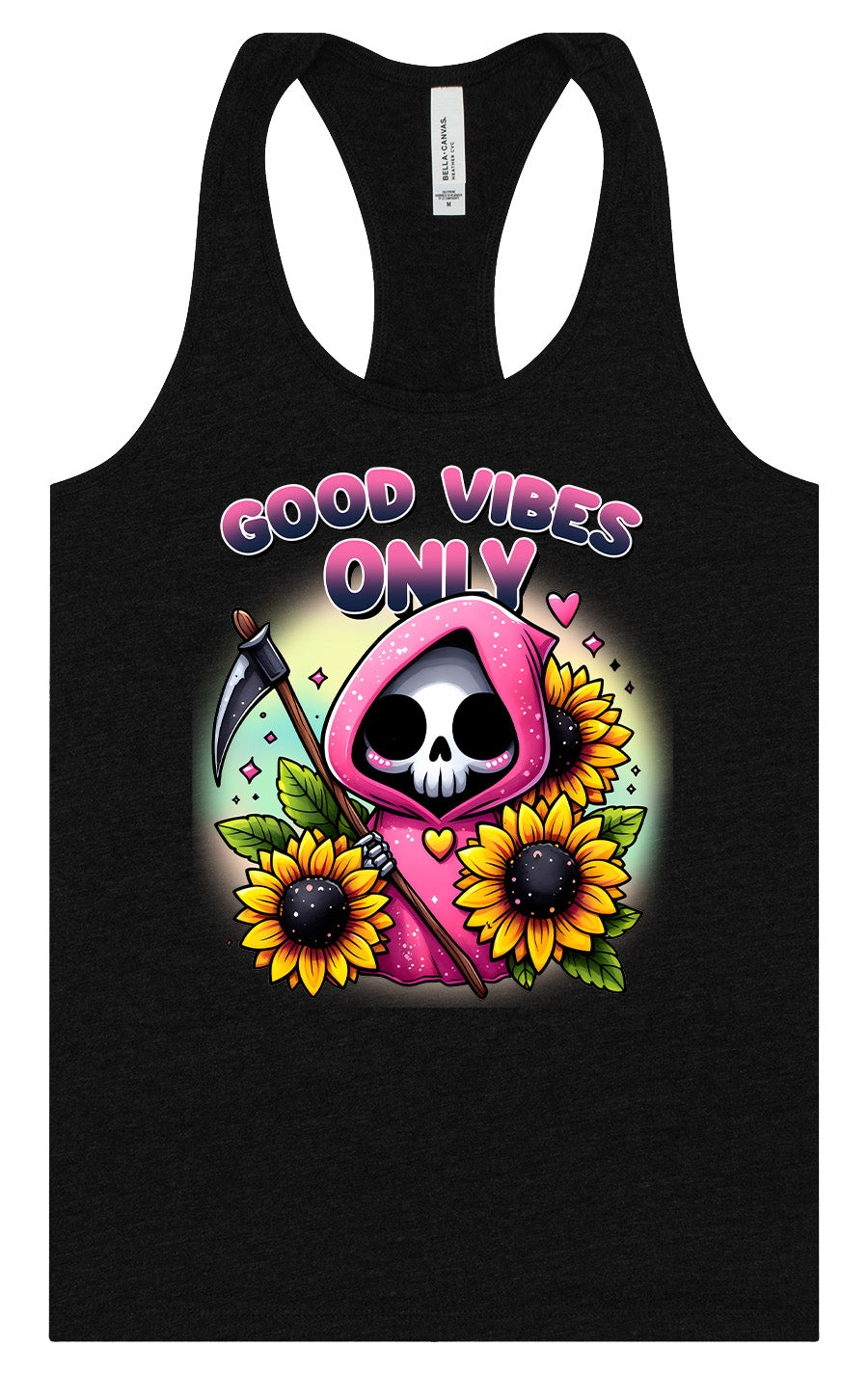 Sunflowers and Scythes Women's Racerback Tank