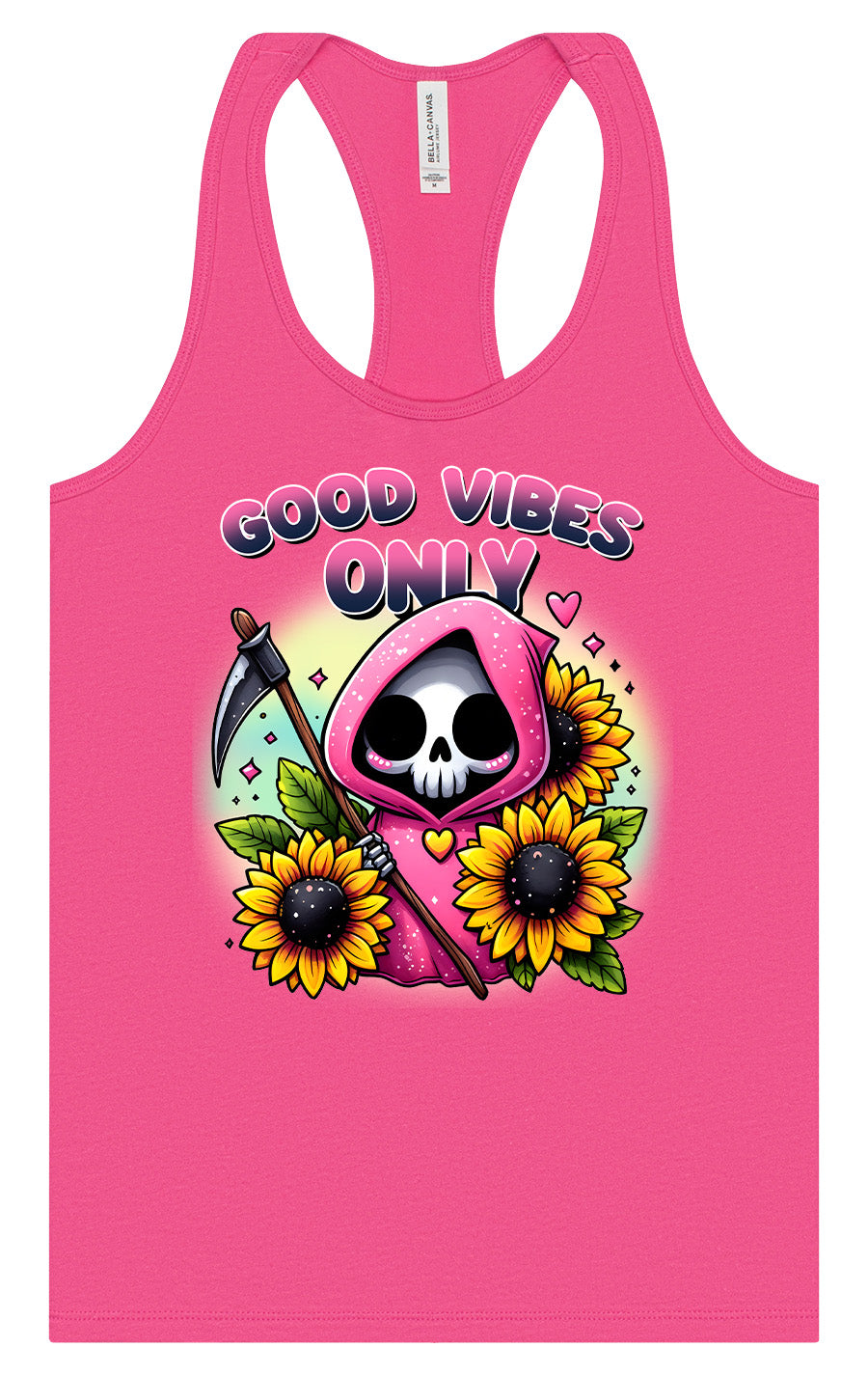 Sunflowers and Scythes Women's Racerback Tank