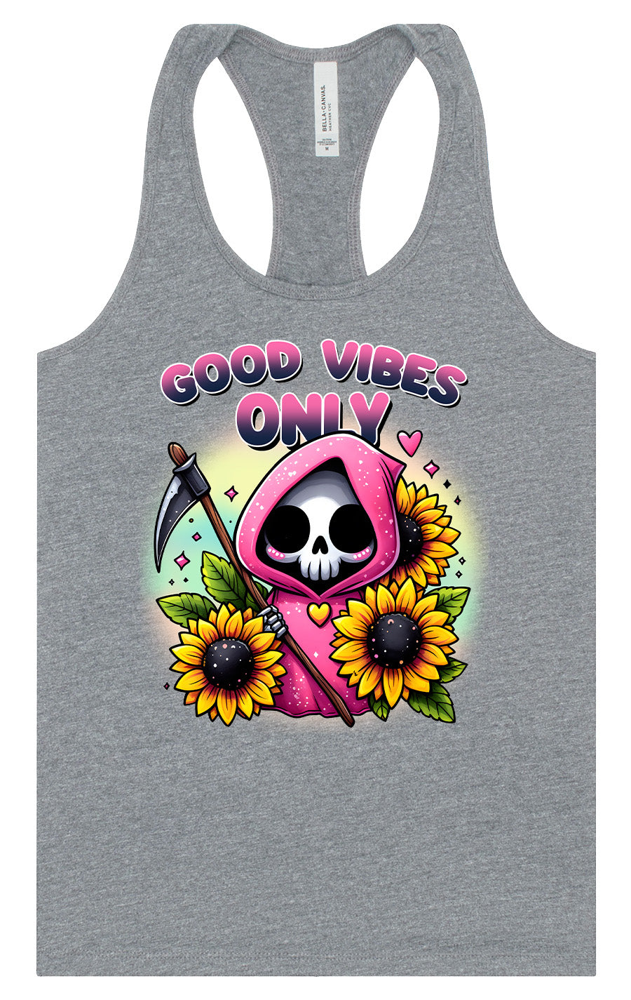 Sunflowers and Scythes Women's Racerback Tank