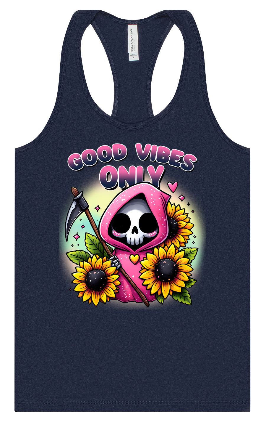 Sunflowers and Scythes Women's Racerback Tank