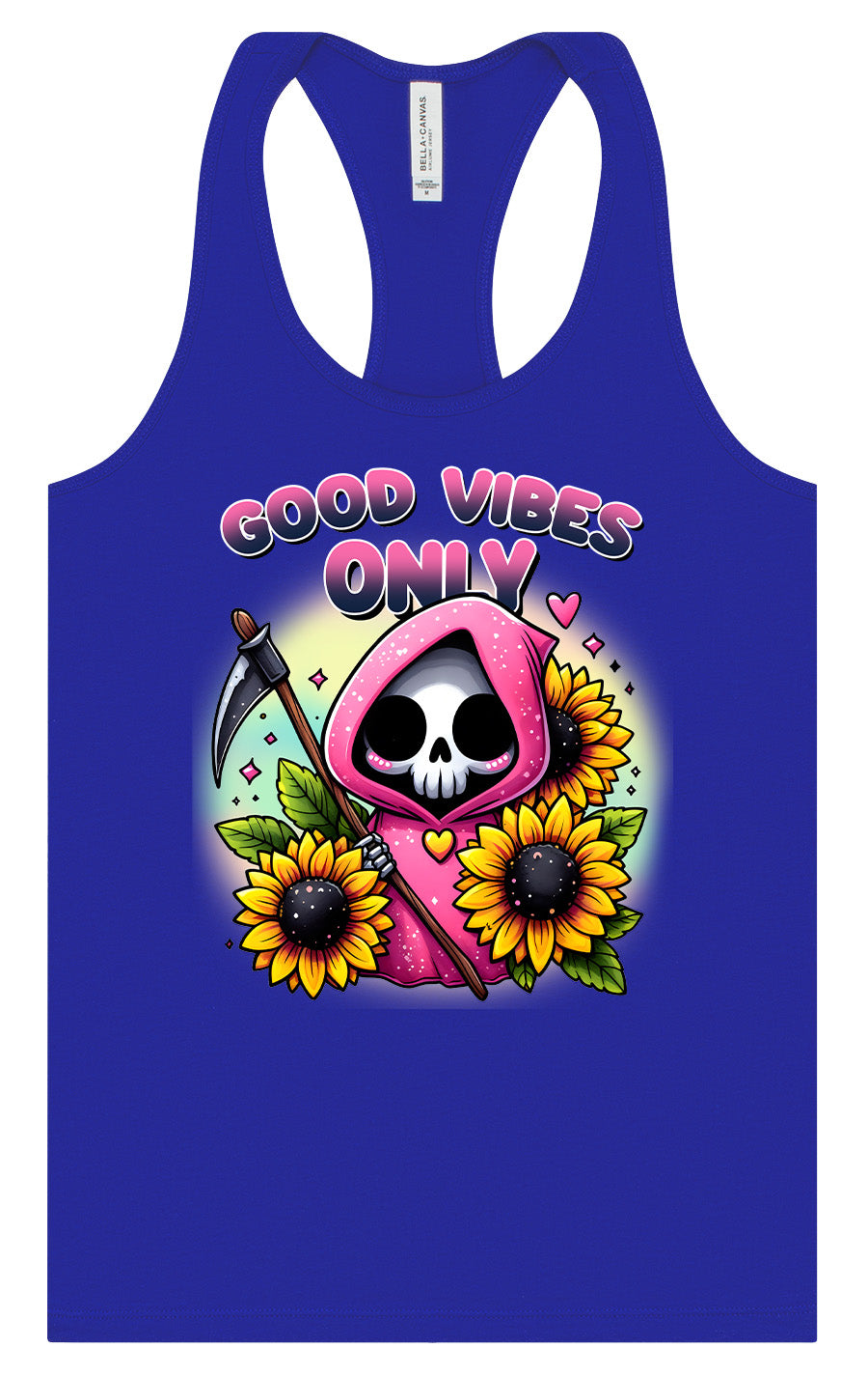 Sunflowers and Scythes Women's Racerback Tank
