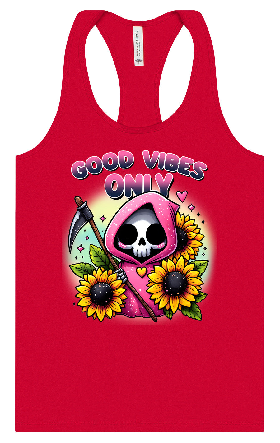 Sunflowers and Scythes Women's Racerback Tank