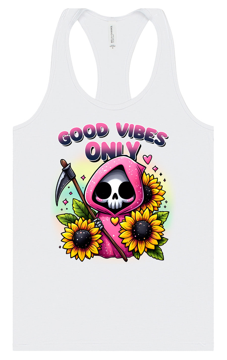 Sunflowers and Scythes Women's Racerback Tank