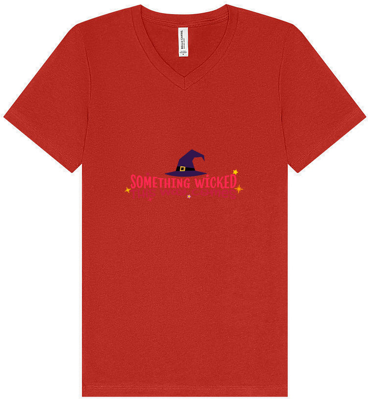 Something Wicked This Way Comes Unisex V-Neck Shirt