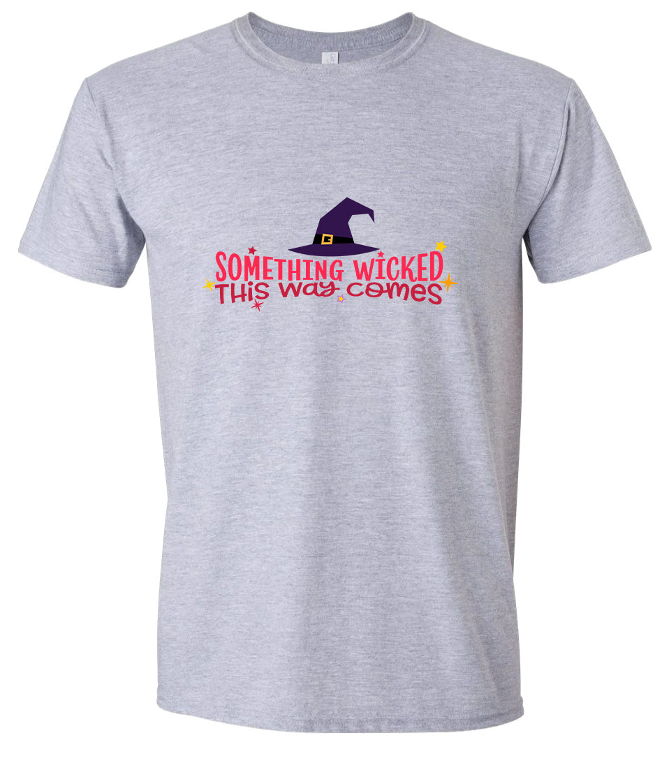 Something Wicked This Way Comes Adult Gildan Soft Shirt
