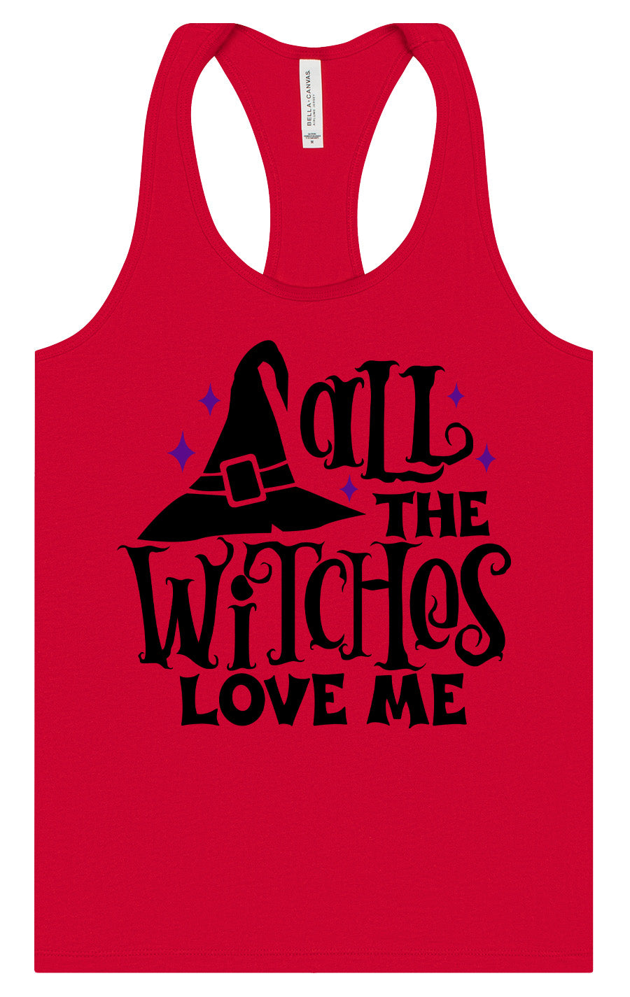 All the Witches Love Me Women's Racerback Tank
