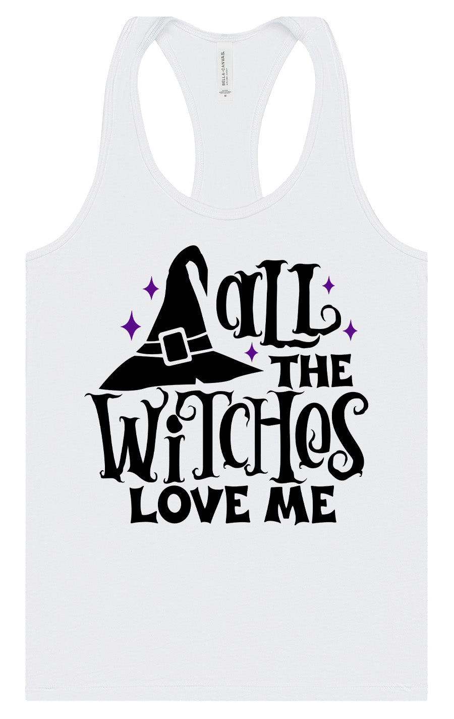 All the Witches Love Me Women's Racerback Tank