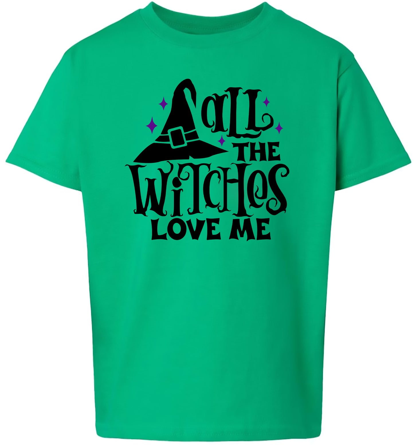 All the Witches Love Me Children's Gildan Soft Shirt