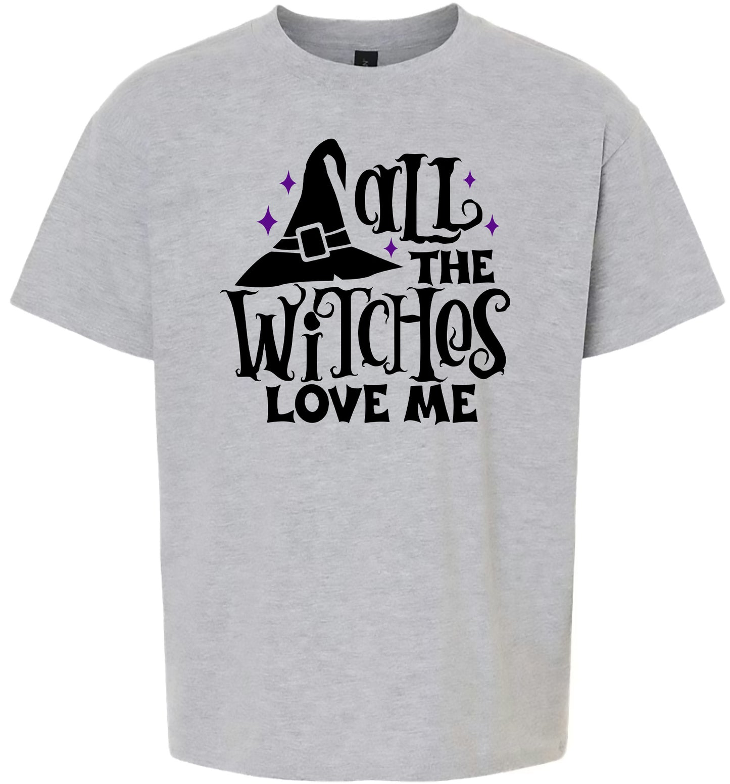 All the Witches Love Me Children's Gildan Soft Shirt