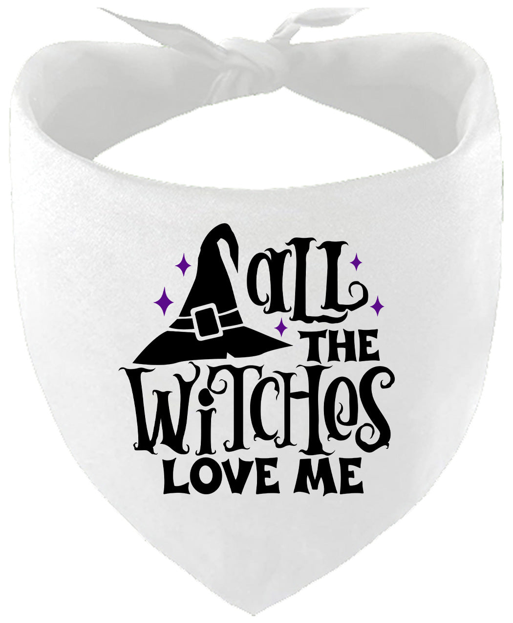 All the Witches Love Me Pet Bandana