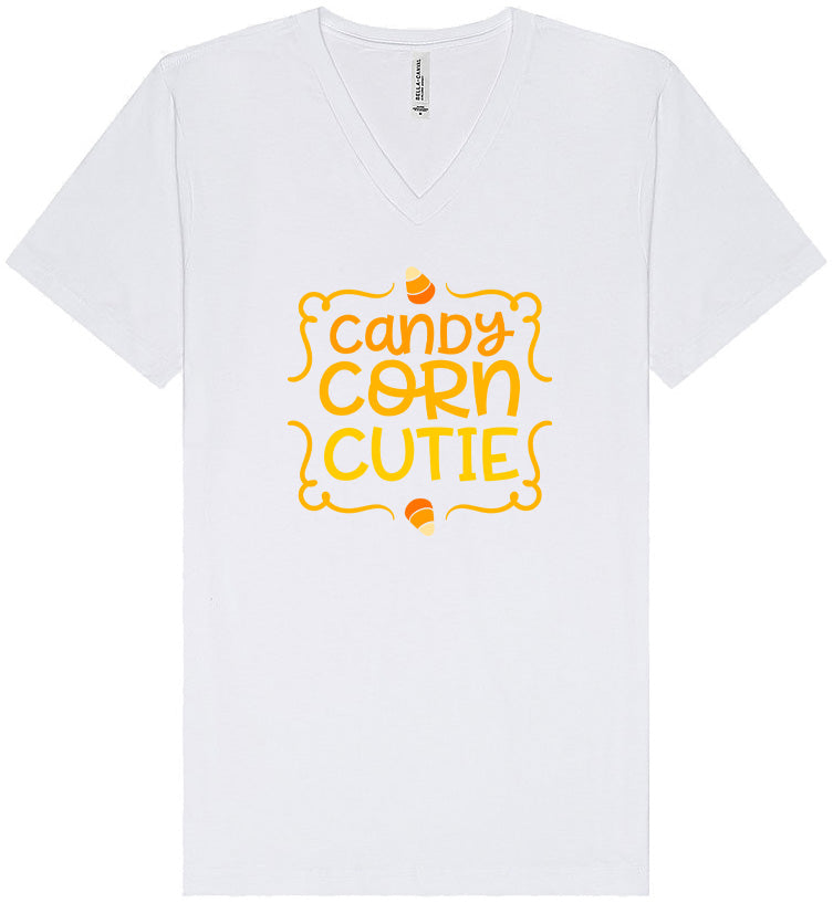 Candy Corn Cutie Unisex V-Neck Shirt