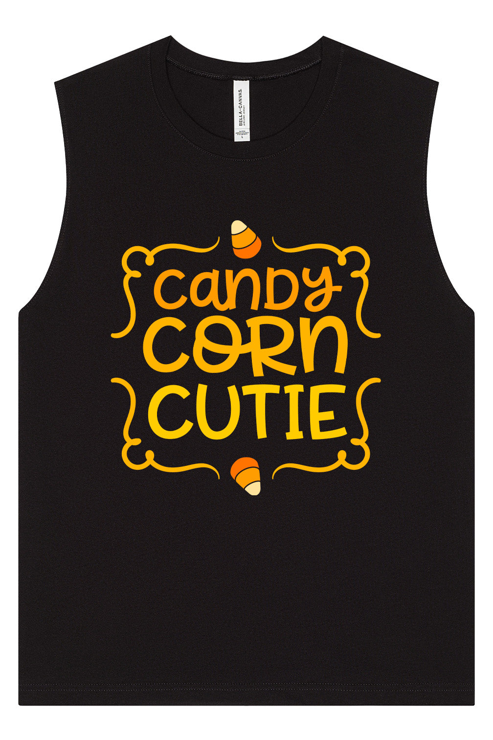 Candy Corn Cutie Muscle Tank
