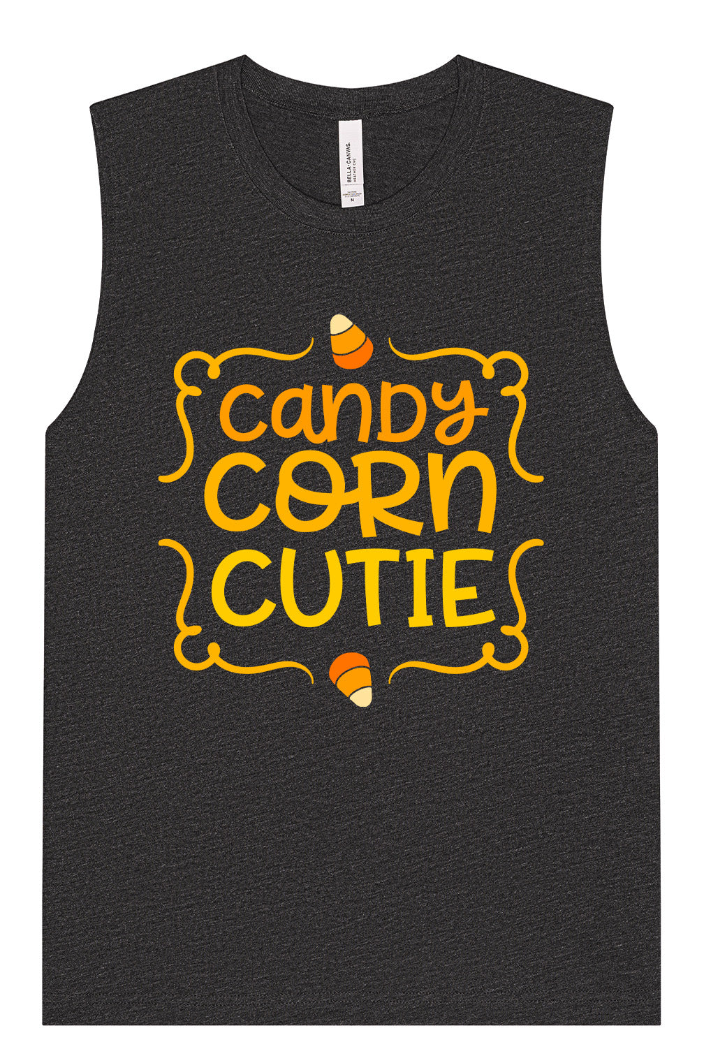 Candy Corn Cutie Muscle Tank