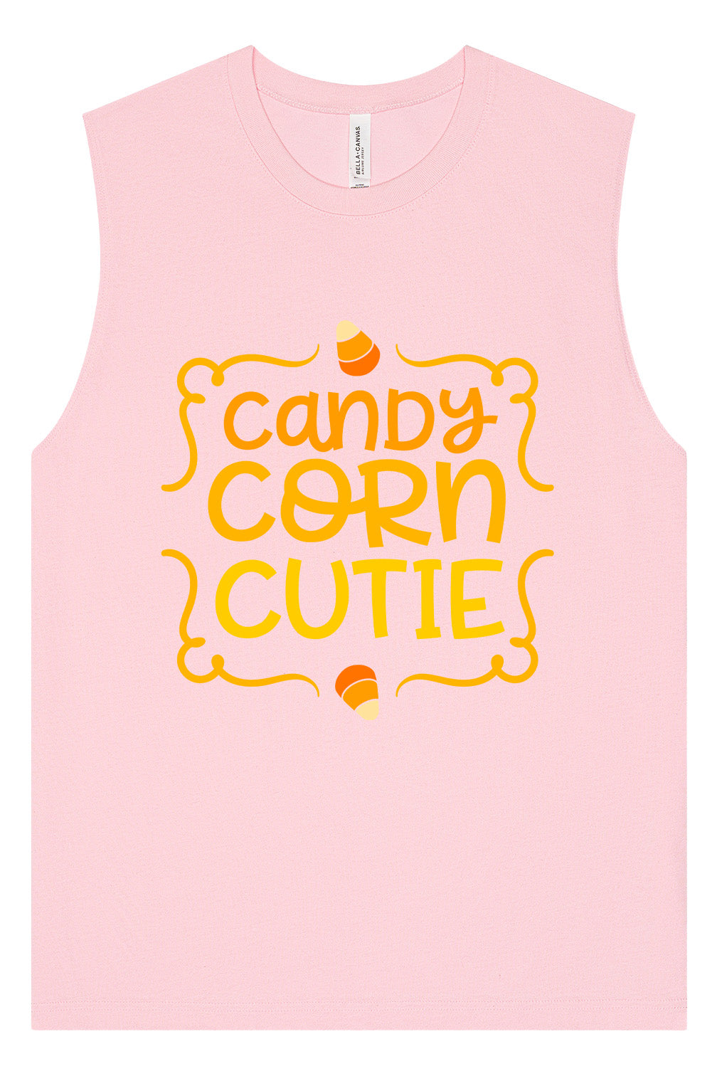Candy Corn Cutie Muscle Tank
