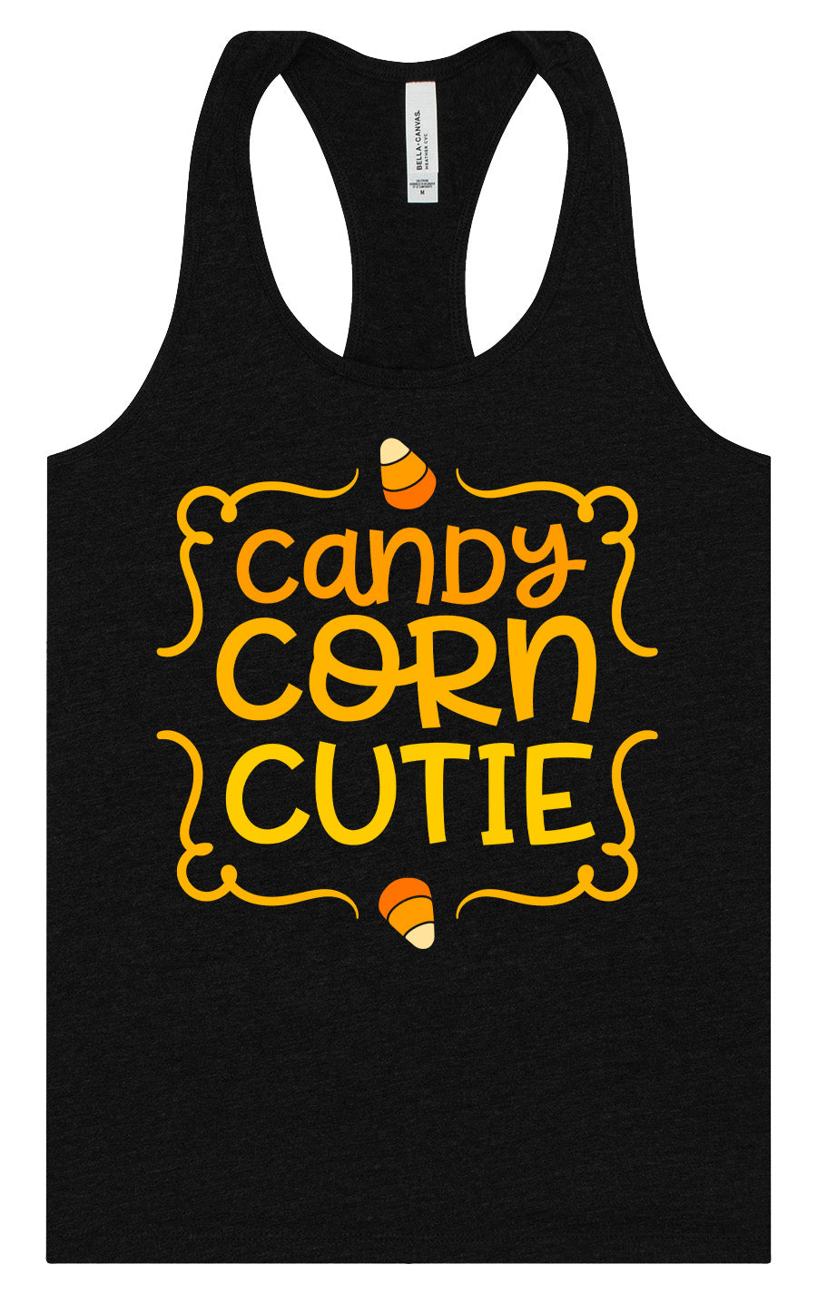 Candy Corn Cutie Women's Racerback Tank