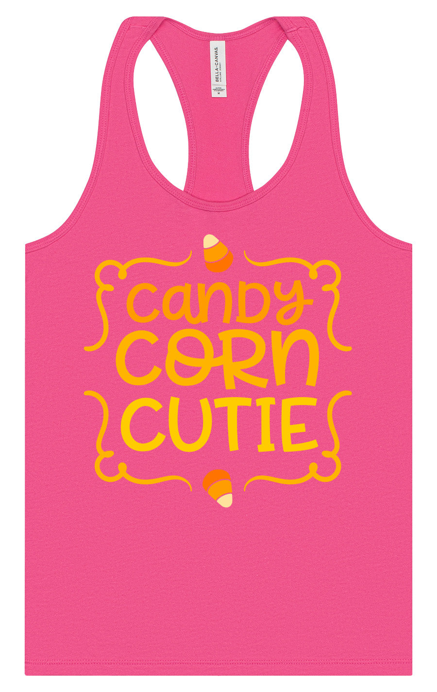 Candy Corn Cutie Women's Racerback Tank