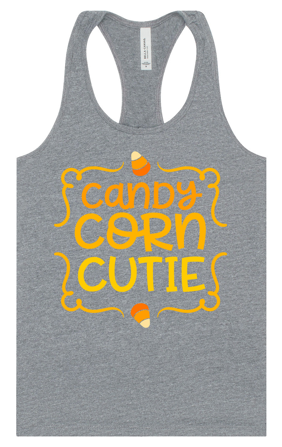 Candy Corn Cutie Women's Racerback Tank