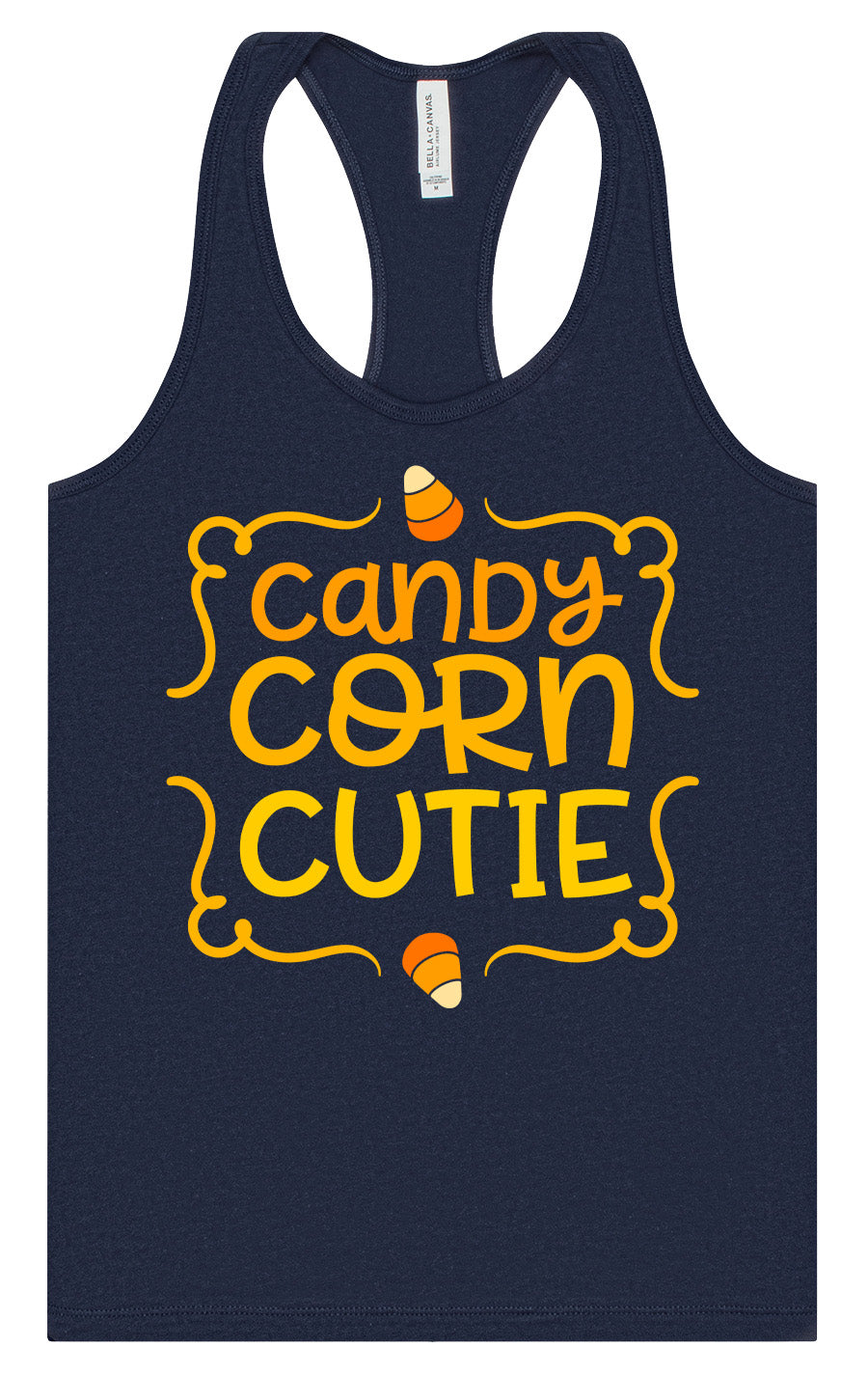 Candy Corn Cutie Women's Racerback Tank