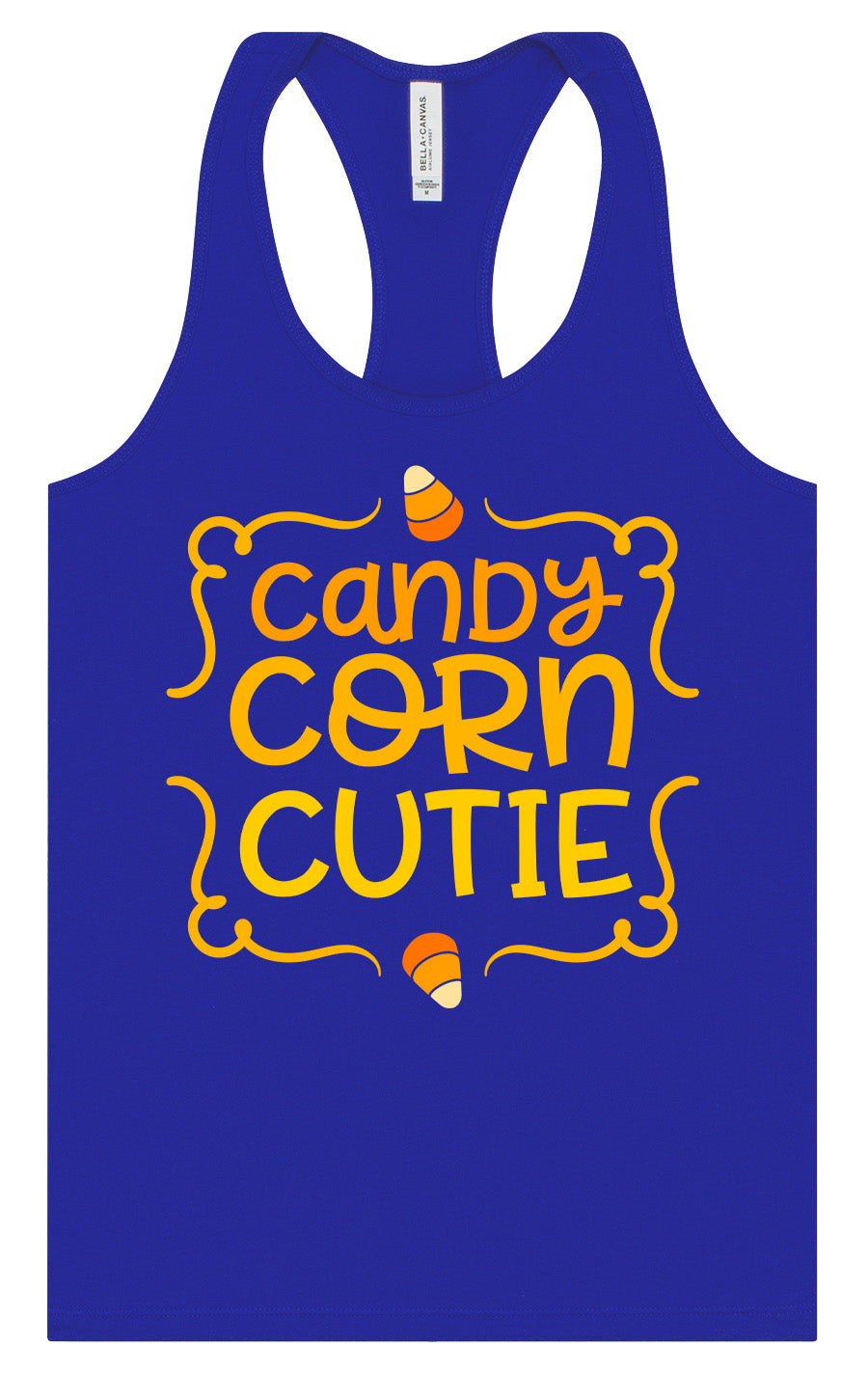 Candy Corn Cutie Women's Racerback Tank