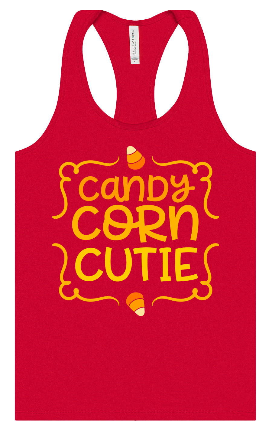 Candy Corn Cutie Women's Racerback Tank